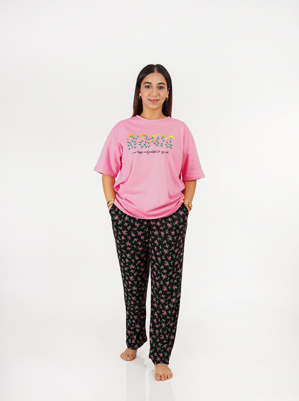 Pyjama femme - Rose Floral