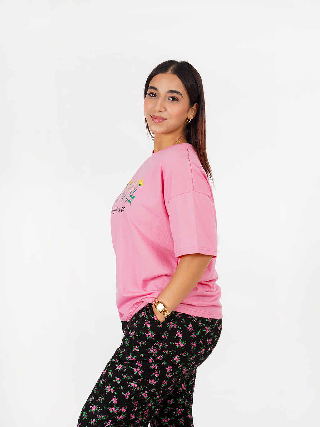 Pyjama femme - Rose Floral
