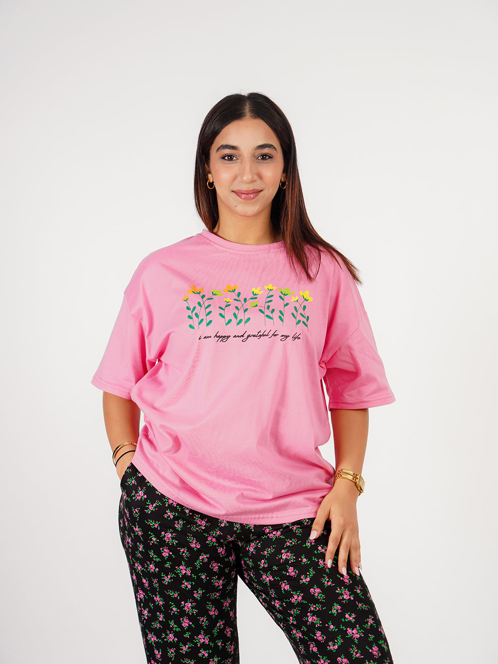 Pyjama femme - Rose Floral