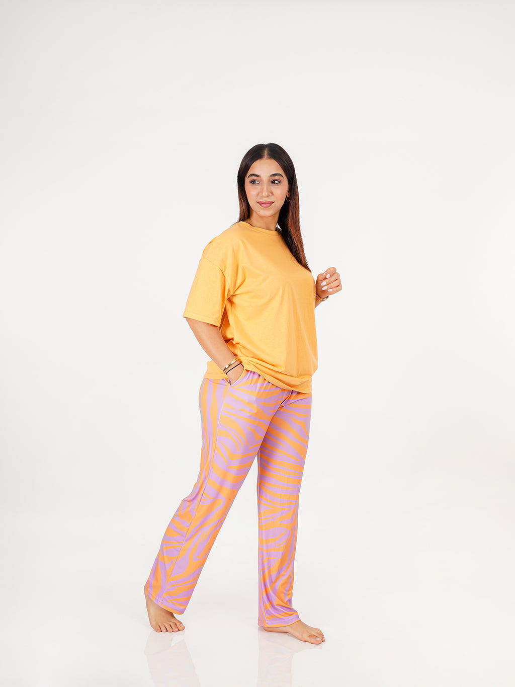 Pyjama Orange & Violet