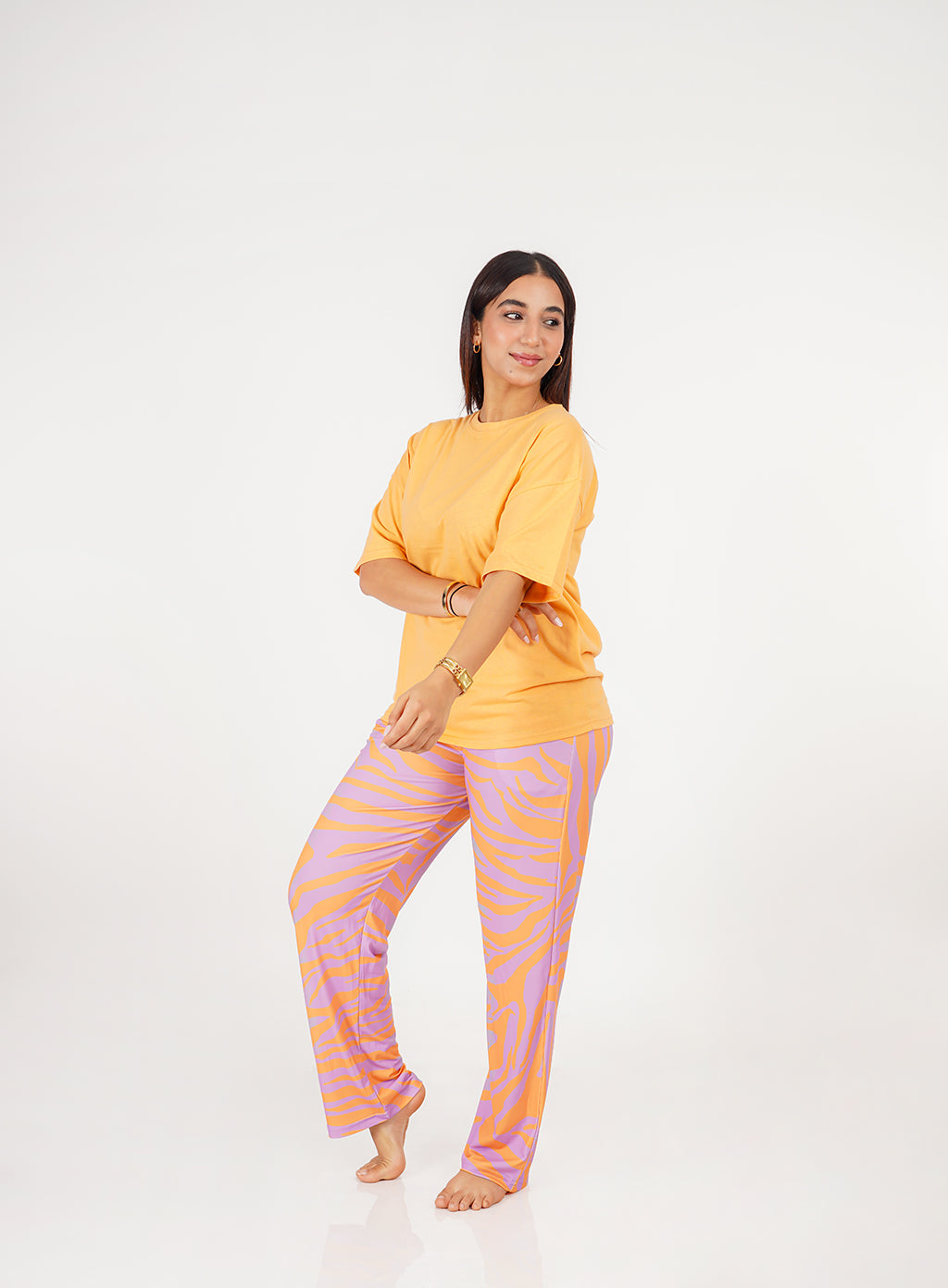 Pyjama Orange & Violet