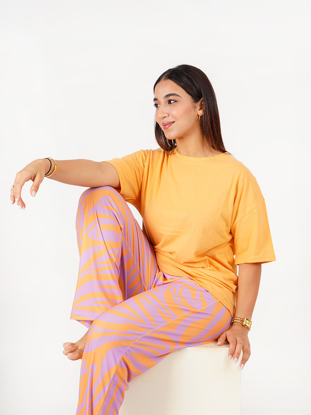 Pyjama Orange & Violet