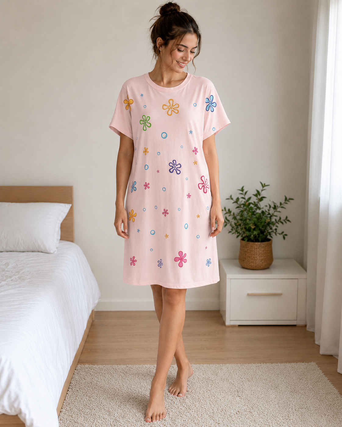 Pack Pyjama Robe + Pyjama Short Femme
