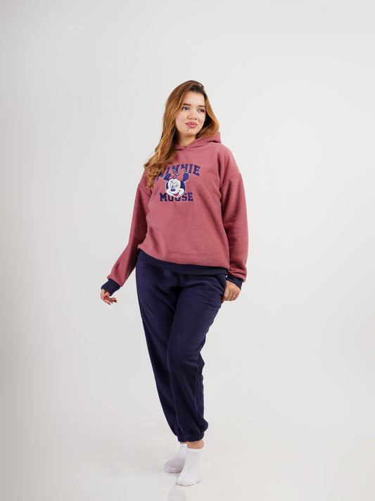 Pyjama Minnie Mouse – Tissu Polaire Hiver