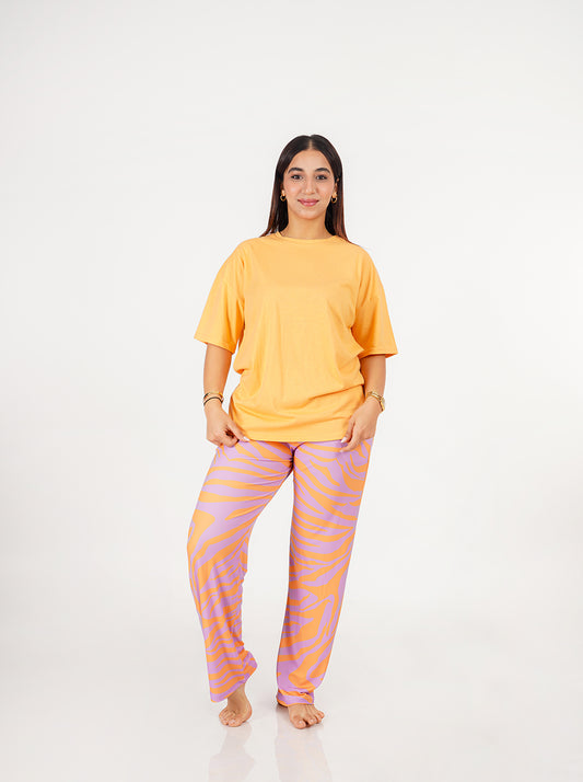 Pyjama Orange & Violet