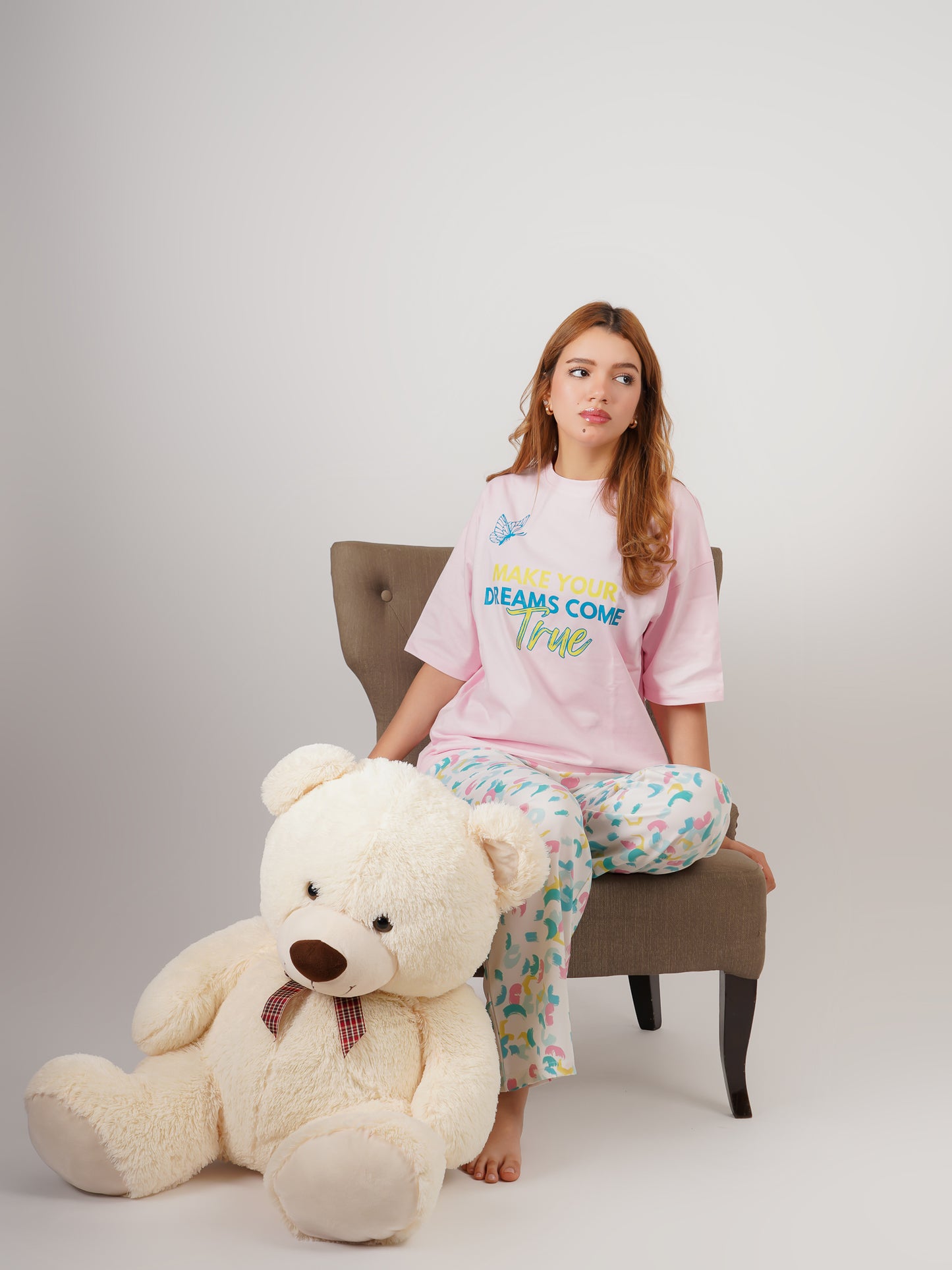 Pyjama femme rose – Make Your Dreams Come True