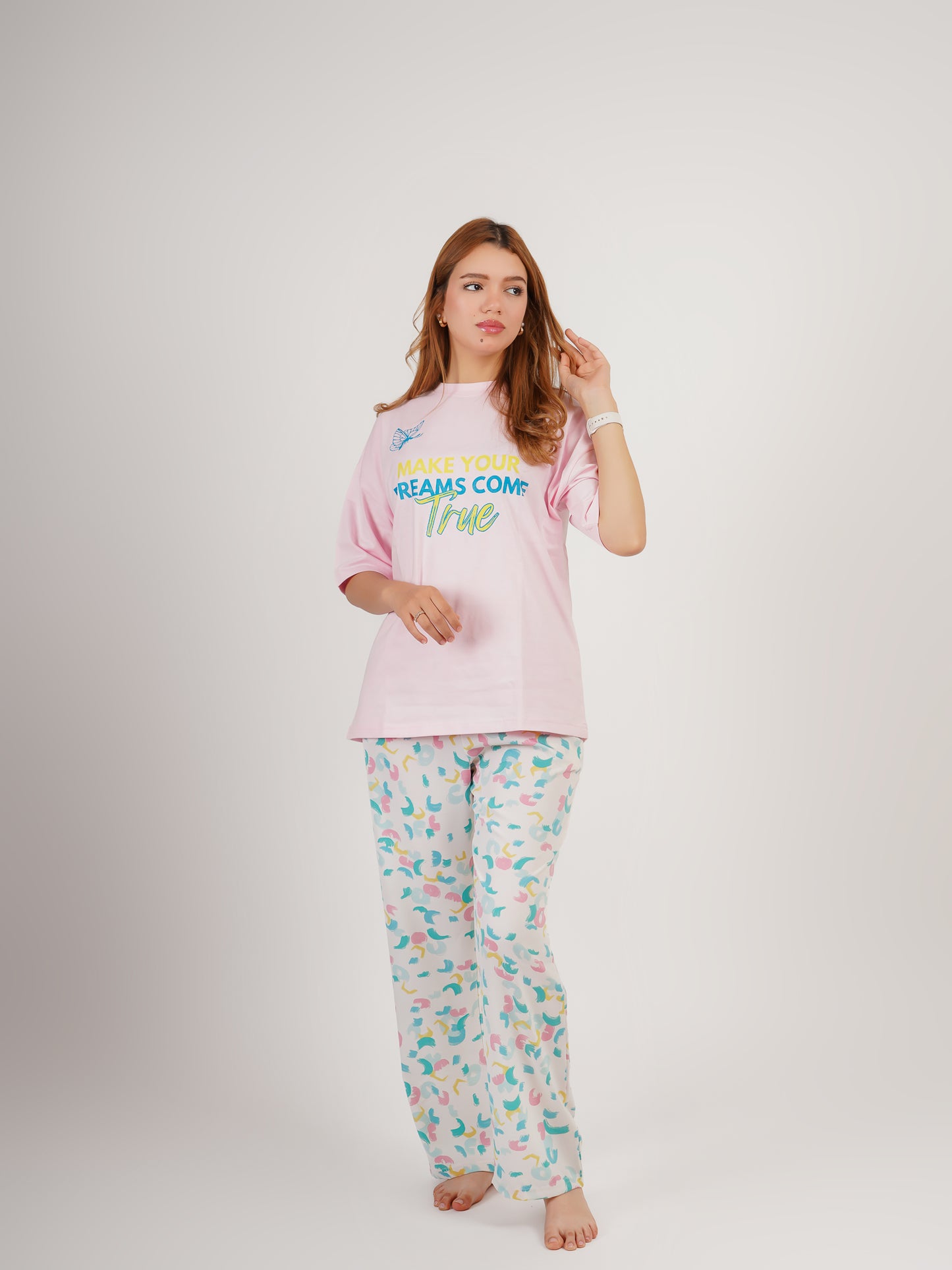 Pyjama femme rose – Make Your Dreams Come True